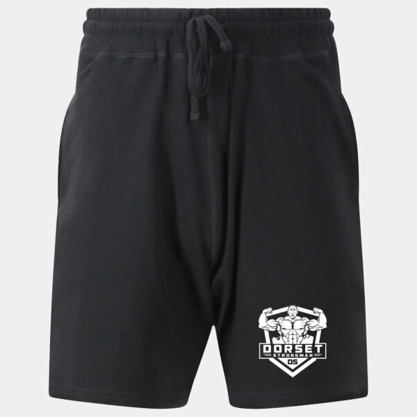 Dorset Strongman Logo Printed Gym Jog Shorts Thumbnail